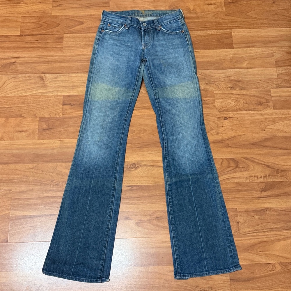 ❤️ 7 for all Mankind Long Bootcut Jeans Size 25
